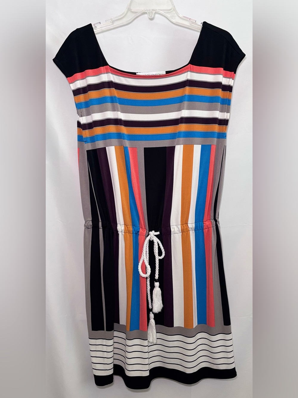 Maggy London Colorful Striped Dress
